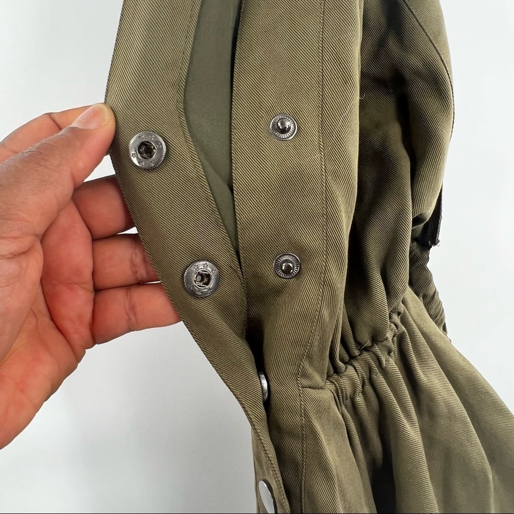 Bobi Black tiered halter army green XS - Picture 11 of 12